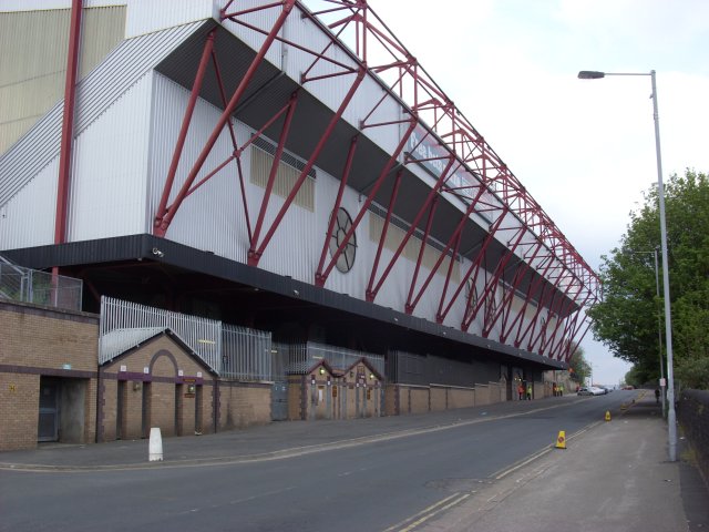 Rear of the Midland Road Stand